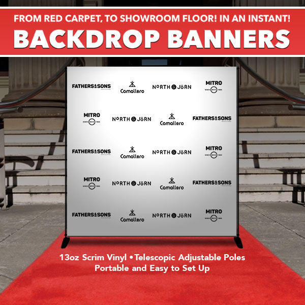 Telescopic Backdrop Banner Stand